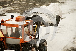 Snow Plow Machine