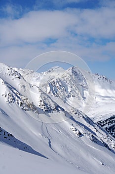 Snow Powder Slope