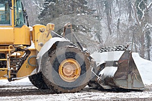 Snow removal vehicle photo