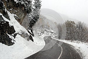 Snow road