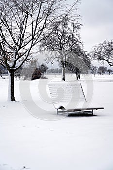 Snow at Robern at wintertime