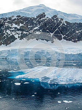 Snow, rock and ice reflections on the Antarctic Peninsula