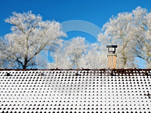 Snow on the roof