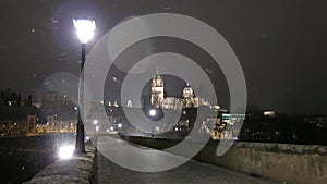 Snow in Salamanca city, Spain is a very rare happening