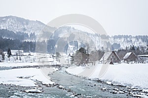 Snow of Shirakawa-go, Japan