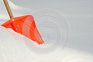 Snow shovel photo