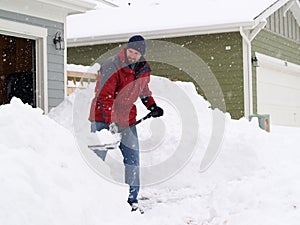 Snow shoveling