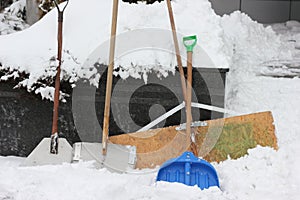 Snow shovels