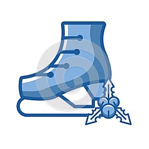 Snow skate sport isolated icon photo