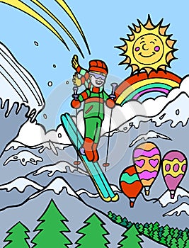 Snow Skier