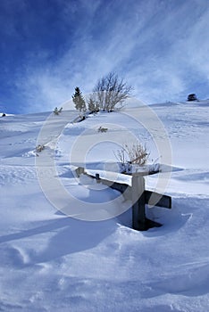 Snow and Sky