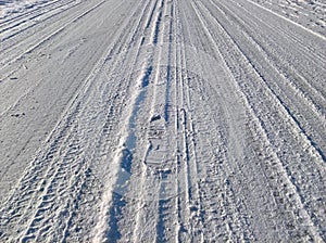 Snow Slippery Road