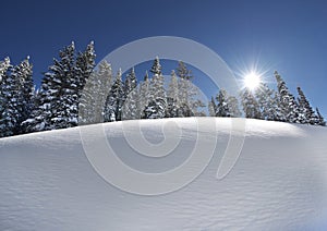 Snow Slope Scenery