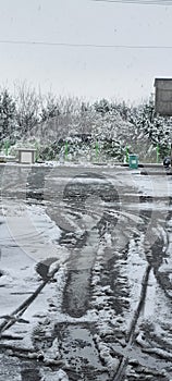 FOOTPRINTS ON THE SNOW