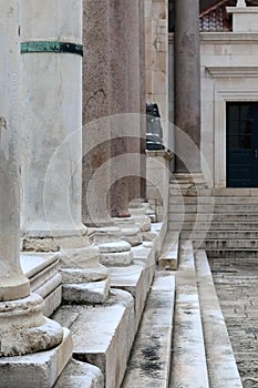 Snow in Split, Croatia