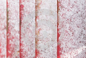 Snow on stairs