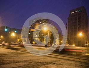 Snow storm in South Bend