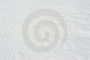Snow surface pattern