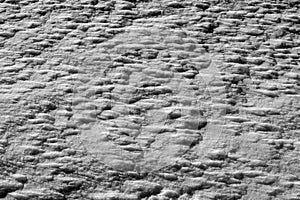 Snow surface pattern