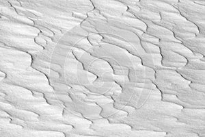 Snow surface pattern