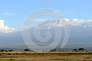 Snow on top of Mount Kilimanjaro