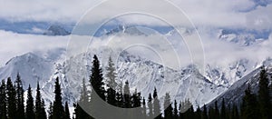 Snow View of XiaTa Grassland