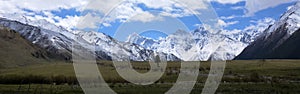 Snow View of XiaTa Grassland