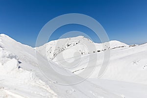 Snow wall at Tateyama, Japan