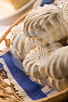 Snow white marsh-mallow