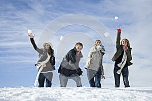 Snowball fight