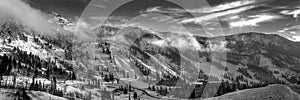Snowbird ski resort panoramic photo