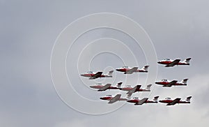 Snowbirds in Flight Canada