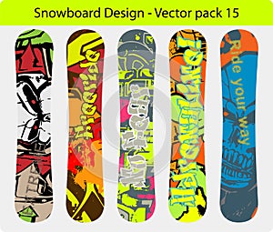 Snowboard design pack 15