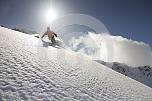 Snowboard freerider