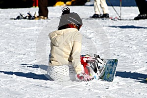 Snowboard girl