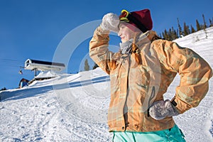 Snowboard girl