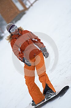 Snowboard girl