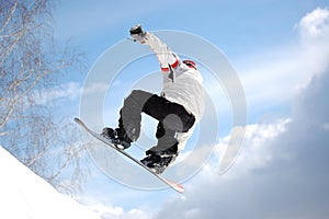 Snowboard half pipe