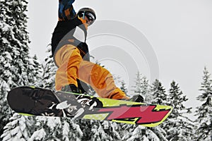 Snowboard jump