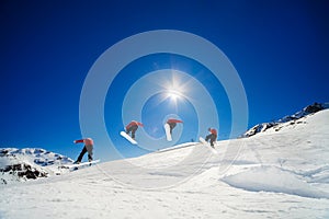 Snowboard sequence