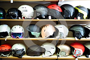 snowboard and ski helmets