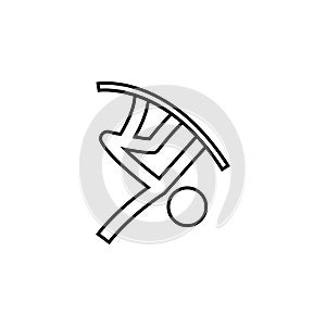 Snowboard, slopestyle, winter, sport outline icon. Element of winter sport illustration. Signs and symbols icon can be used for