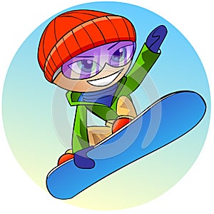 Snowboarder icon