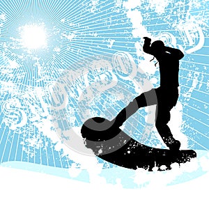 Snowboarding photo