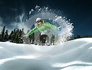 Snowboarding photo