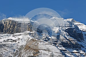 Snowcapped Canadian Rockies photo