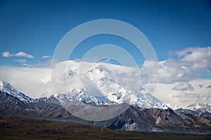 Snowcapped Mt. McKinley