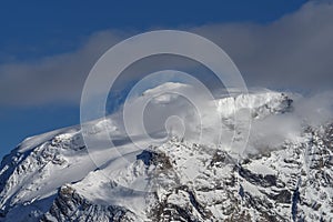 Snowcapped Ortler, Italian Alps