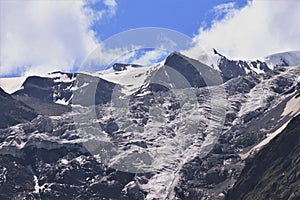 Himalayan mountains at more than 25000 ft photo
