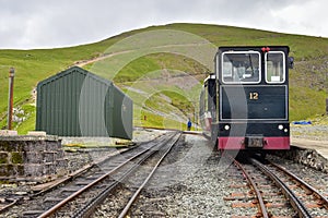 Snowdon Mountain Railway that brings passengers to Mount Snowdonia in Wales
